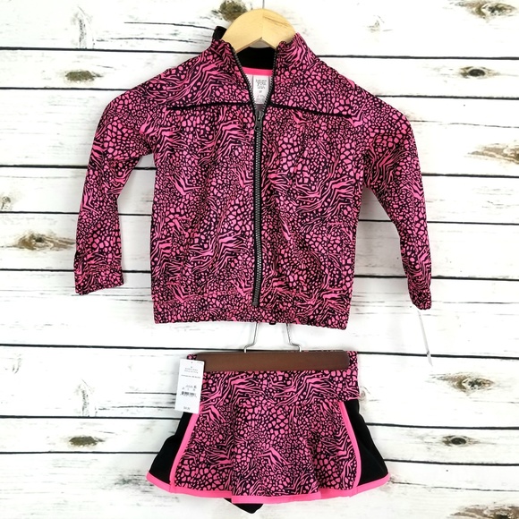 Carter's Other - Carters 3T Jacket Skort Outfit Skirt Pink Black